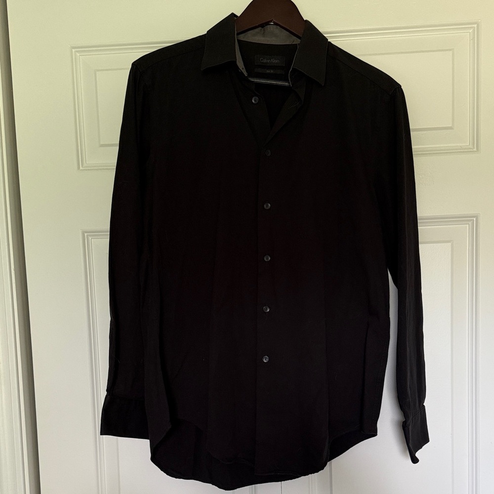 Calvin Klein Classic Black Dress Shirt